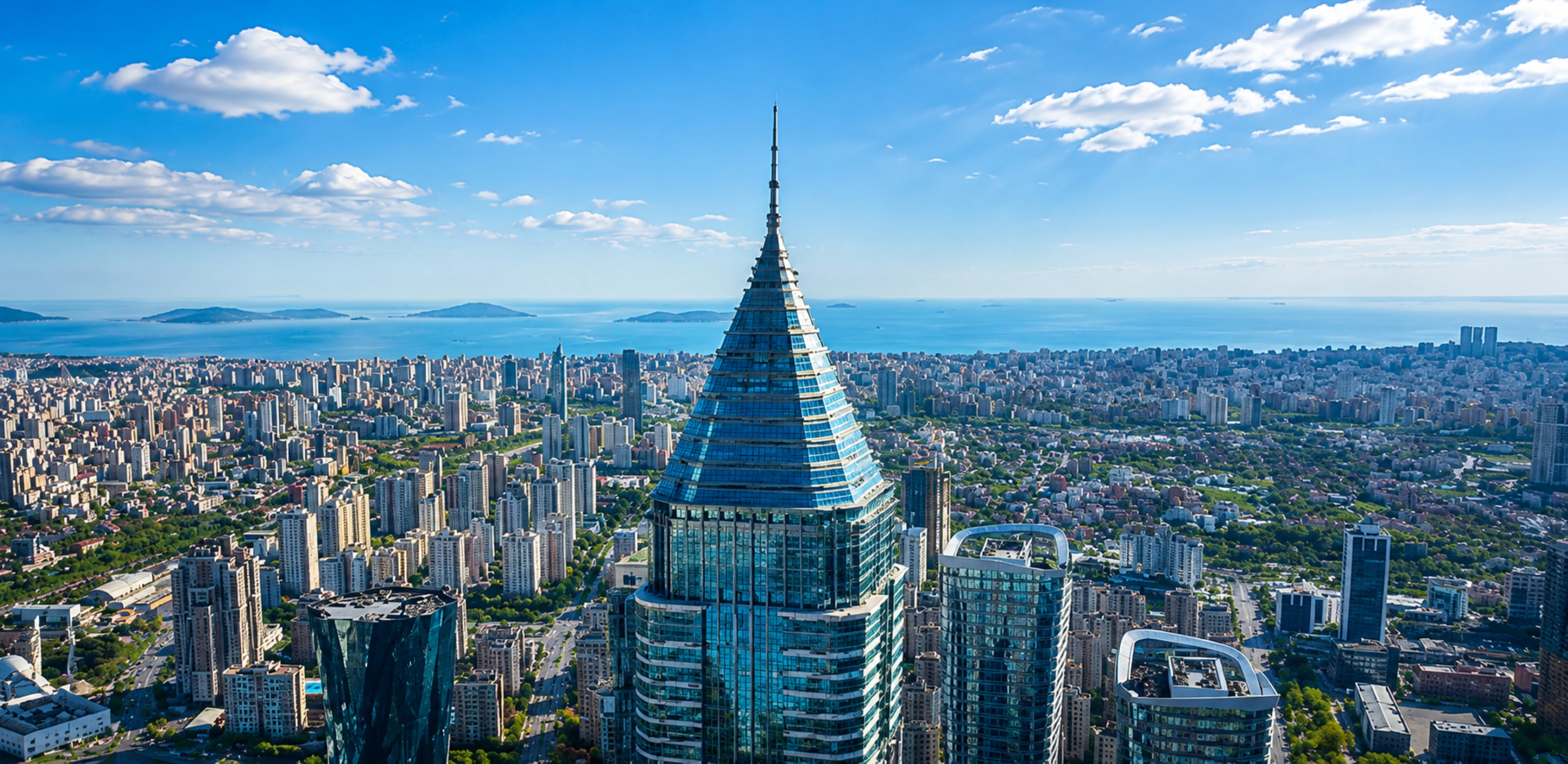 T.C. Merkez Bankası İstanbul Finans Merkezi zirve cam strüktürü 1
