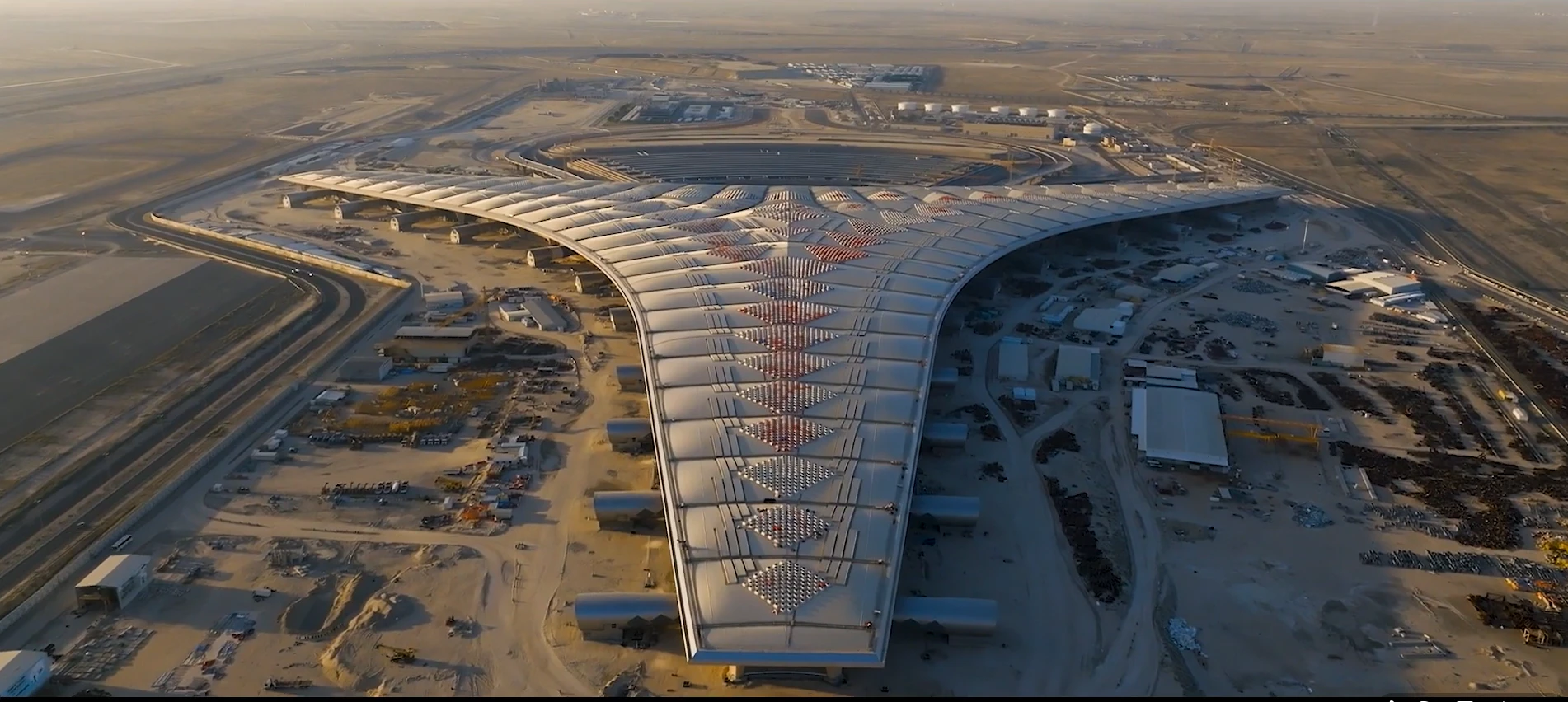 Kuwait International Airport silicone facade and skylight application 1