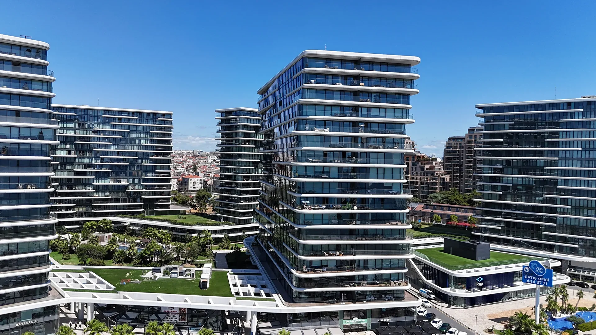 Yedi Mavi Konut Projesi cephe uygulaması 4