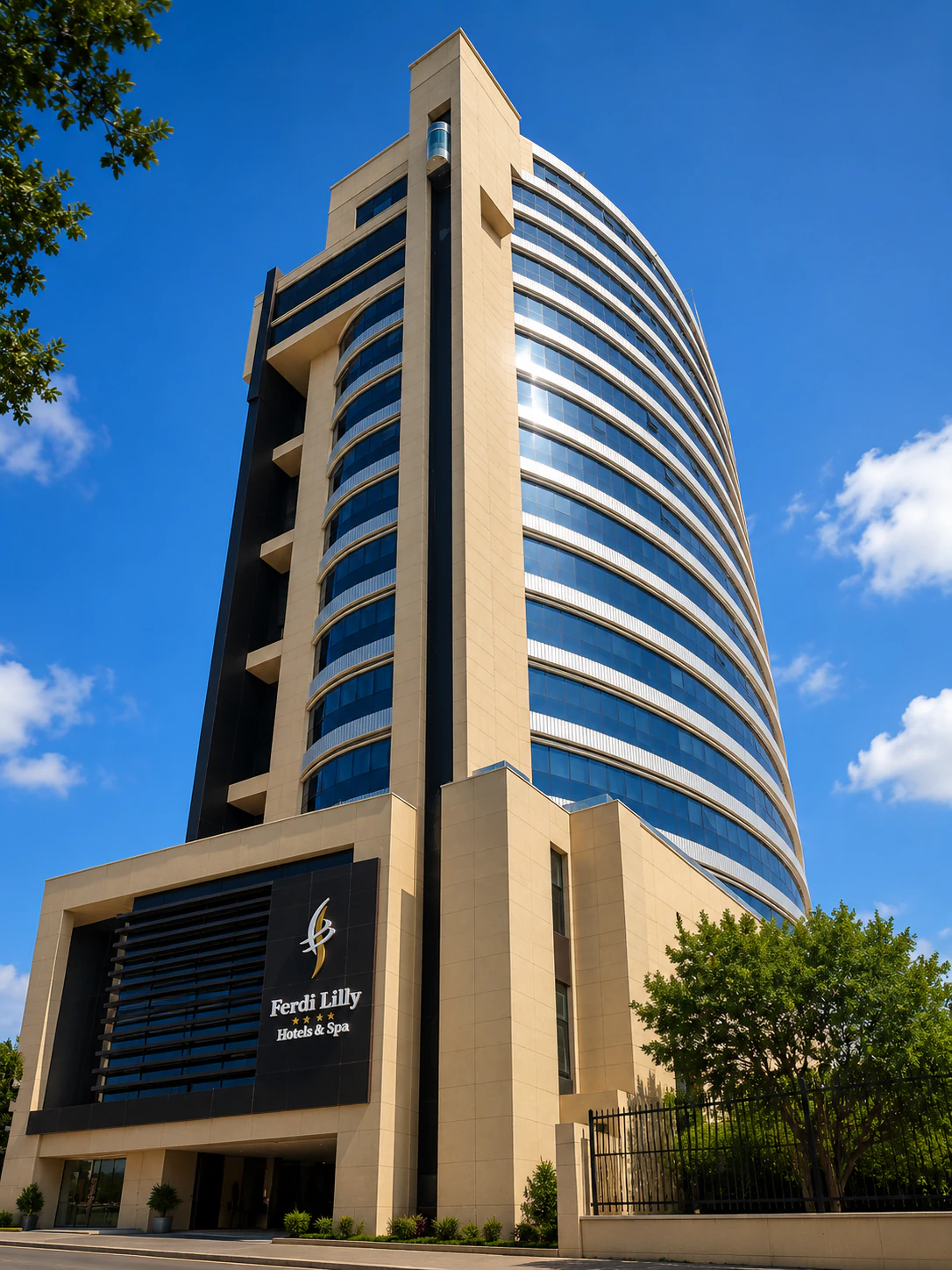 Ferdi Hotel Algeria facade project 4