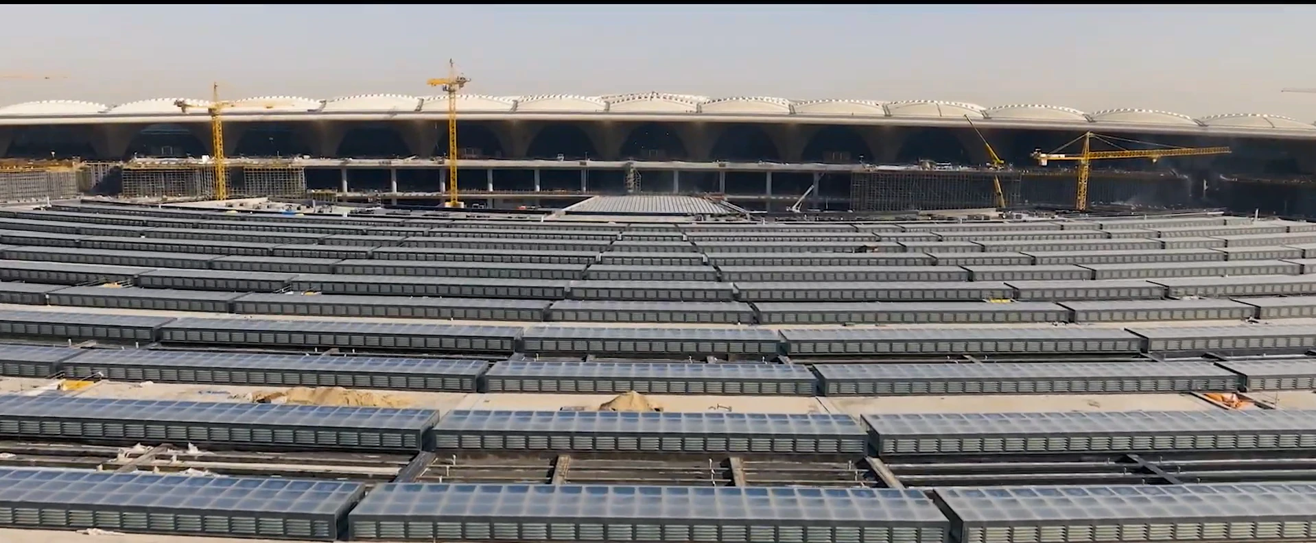 Kuwait International Airport silicone facade and skylight application 3