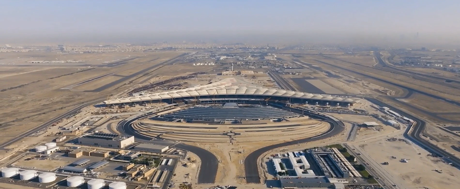 Kuwait International Airport silicone facade and skylight application 4