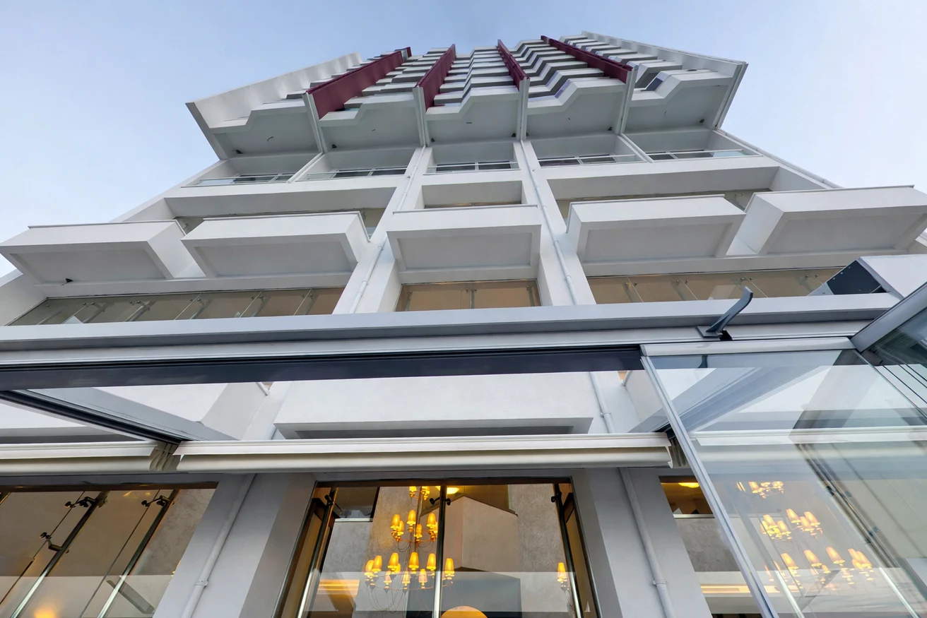 Sky Tower Hotel facade project 2