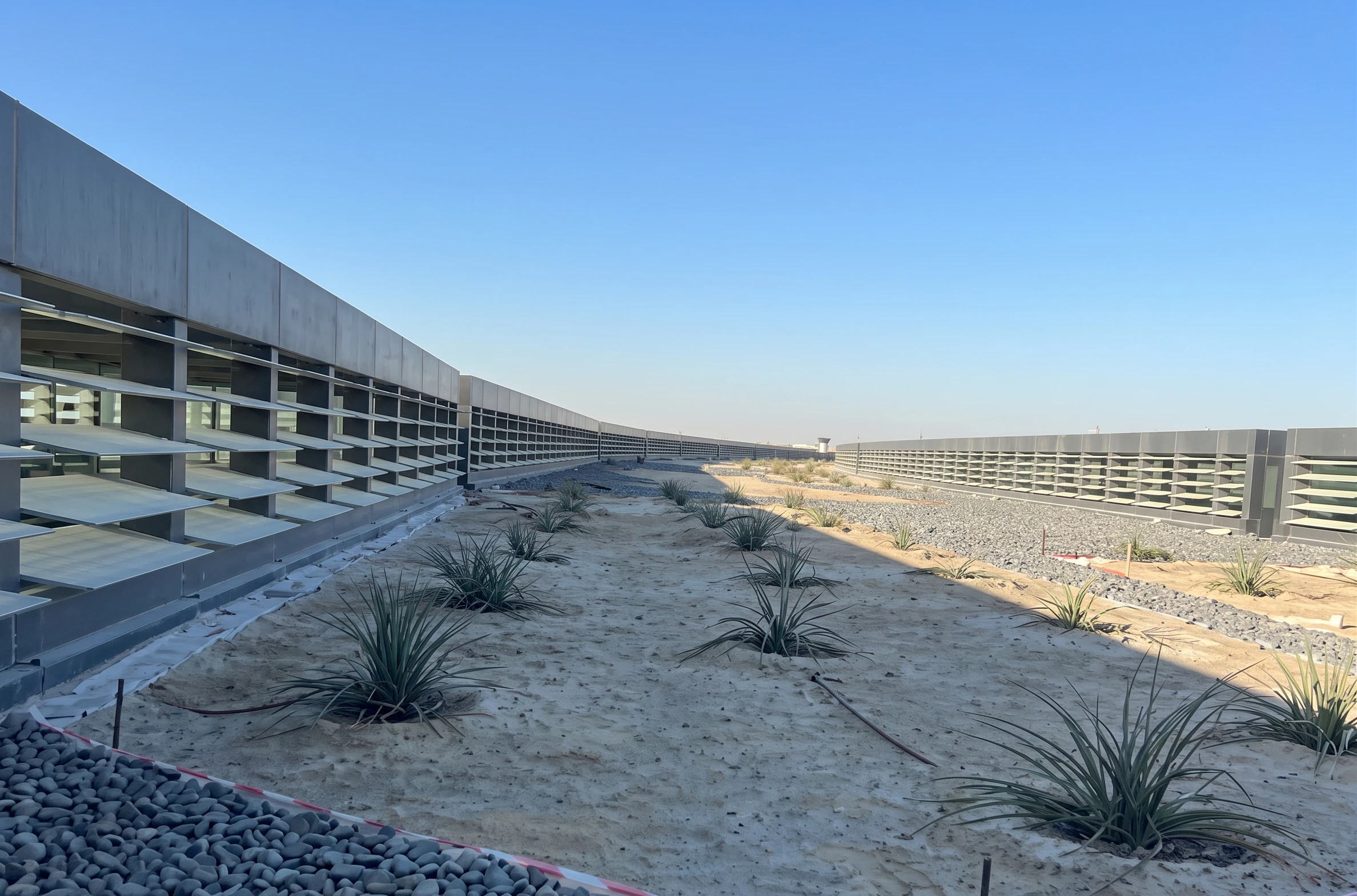 Kuwait International Airport silicone facade and skylight application 5