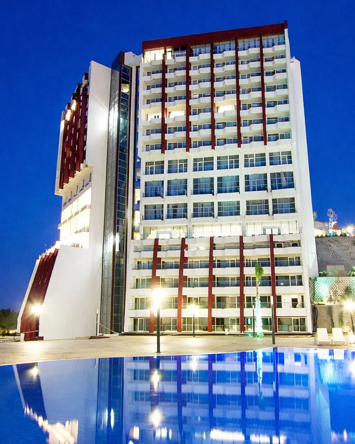 Sky Tower Hotel facade project 4