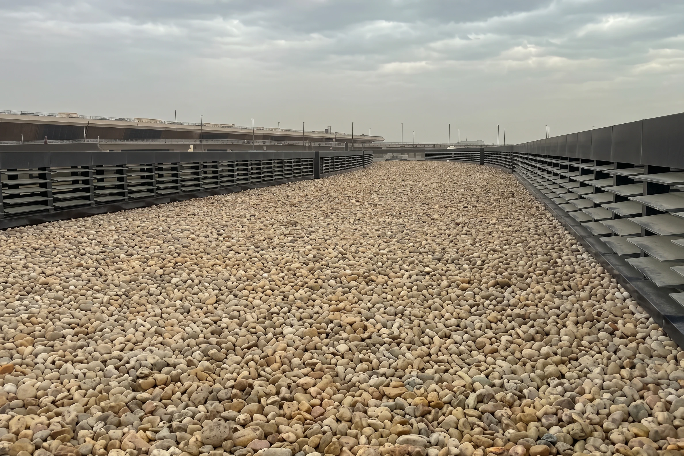 Kuwait International Airport silicone facade and skylight application 7
