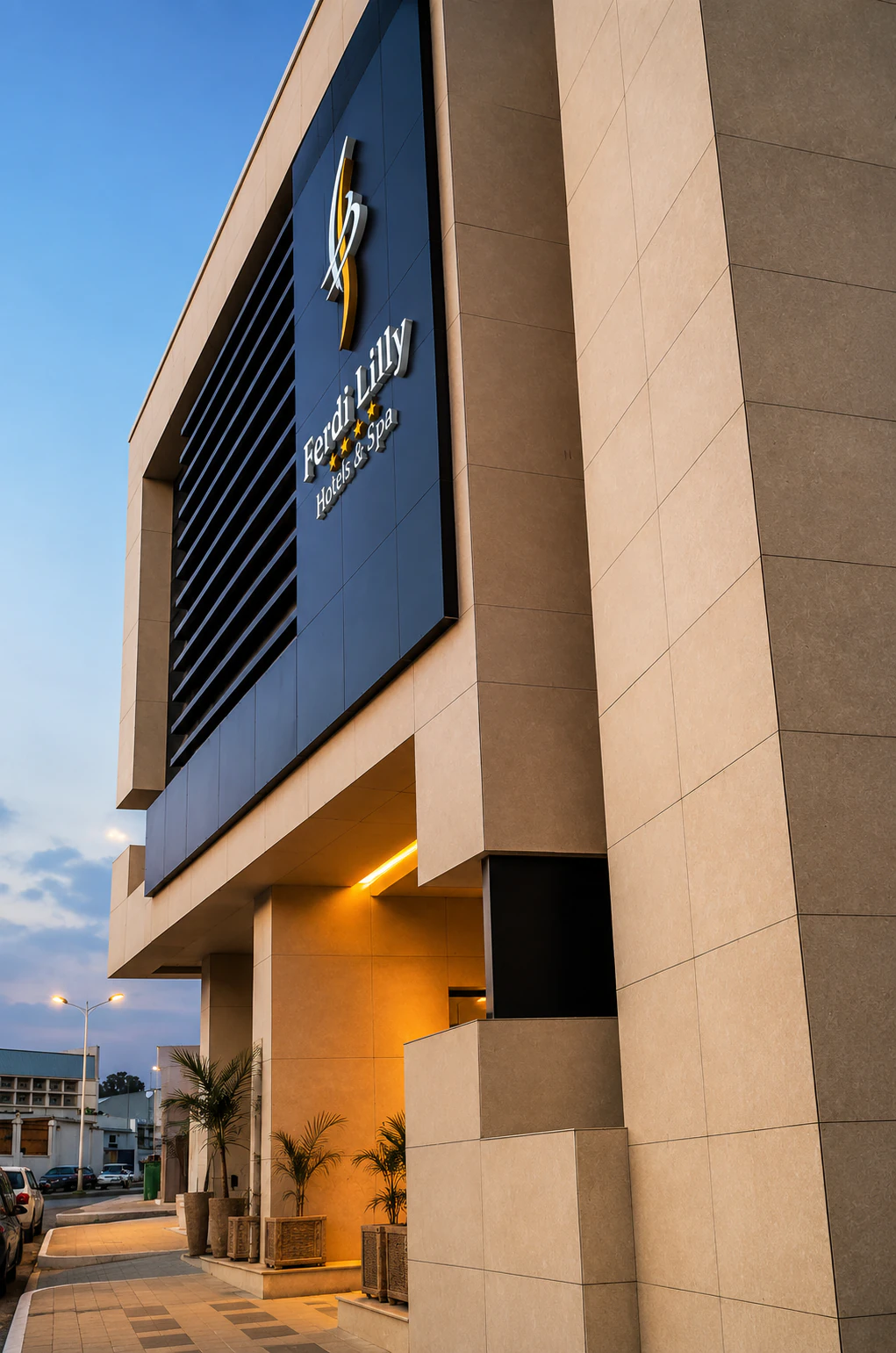 Ferdi Hotel Algeria facade project 8