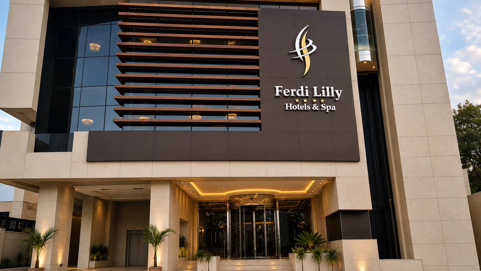 Ferdi Hotel Algeria facade project 9