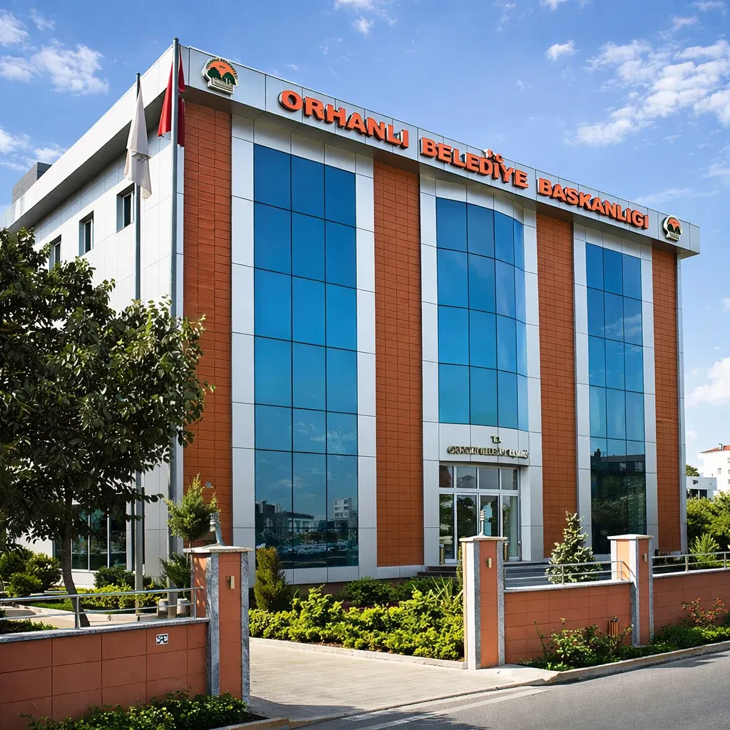Orhanlı Belediye Binası cephe projesi 1