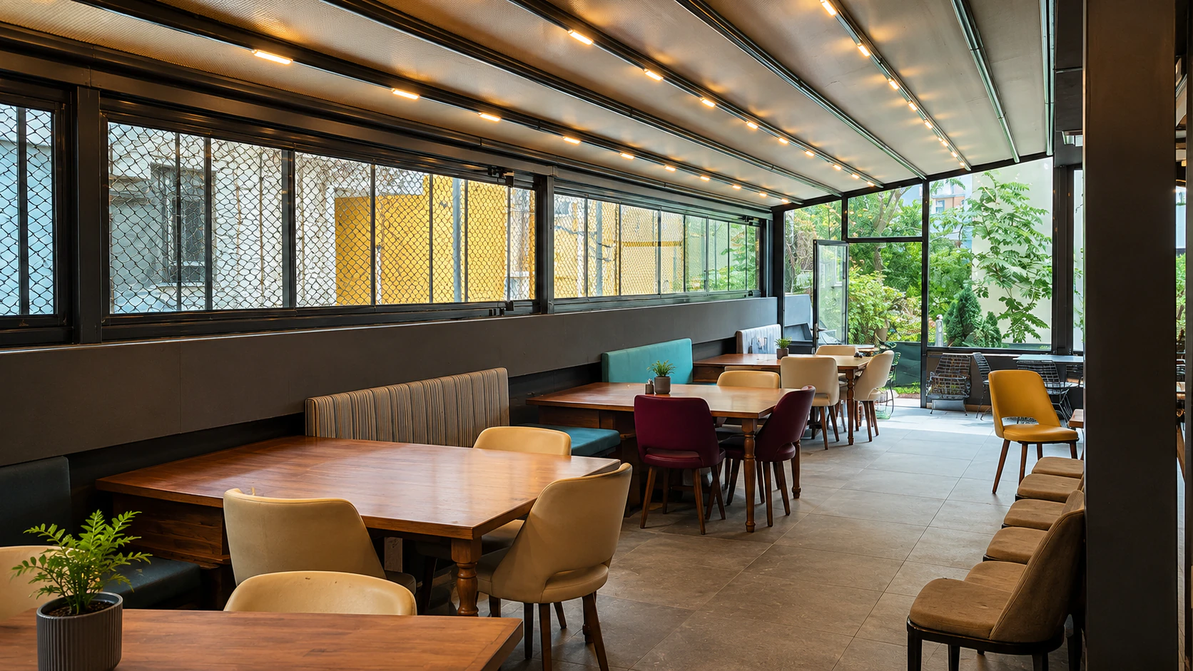 Motorlu Pergola Sistemleri — uygulama 7